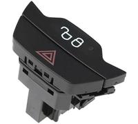 MEXWLOP Botón de bloqueo luces emergencia, interruptor abierto, for Ford, for B, for Max C, for Ecosport, for Fiesta, for Focus, for Kuga, for Transit Interruptor de peligro del tablero