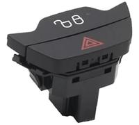 MEXWLOP Botón de bloqueo luces emergencia, interruptor abierto, for Ford, for B, for Max C, for Ecosport, for Fiesta, for Focus, for Kuga, for Transit Interruptor de peligro del tablero