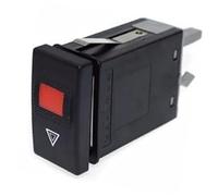 MEXWLOP Botón de interruptor luces emergencia, for A4, for Quattro 2006 2007 2008 2009 8D0941509E 8D0941509E01C Interruptor de peligro del tablero