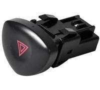 MEXWLOP Botón de interruptor luces emergencia, for Renault, for Clio 2 Mk2 1998 en adelante 8200060036-8200442723 Interruptor de peligro del tablero