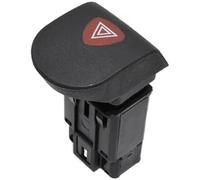MEXWLOP Botón de interruptor luces emergencia, for Renault, for Kangoo 1997-2018 7700308821 Interruptor de peligro del tablero