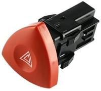 MEXWLOP Botón de interruptor luces emergencia, for Renault, Laguna, Espace, Trafic, Vauxhall Vivaro 8200442724 93856337 Interruptor de peligro del tablero