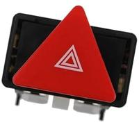 MEXWLOP Botón de interruptor luces emergencia, for Volkswagen, for VW, for Transporter, for Polo Classic Lupo 6N0953235 7D0953235 Interruptor de peligro del tablero