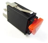 MEXWLOP Botón de interruptor luces emergencia intermitentes for VW, para Skoda para Octavia 1U2 1Z3 Combi 1U5 1Z5 (1996-10) 1U0953235B Interruptor de peligro del tablero