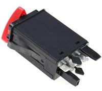 MEXWLOP Botón de interruptor luz emergencia advertencia, for A3 1996-2003 8L11.61.8 T1.9 Tdis3 8L0941509M 8L0941509G 8L0941509 Interruptor de peligro del tablero