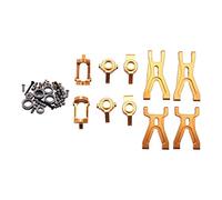 MEXWLOP Brazo de suspensión Mejorado y buje Delantero/Trasero C, for Asiento, Kit Piezas, for Wltoys, for reemplazos Coches RC A959 A979 A959B A979B K929 Brazo de suspensión(Yellow)