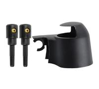 MEXWLOP Brazo del limpiaparabrisas Trasero, Tapa de la Cubierta del Perno basculante, Boquilla de Chorro limpiaparabrisas, for VW, for Caddy, 3 2K 2004 2005 2006 2007 2008 2009-2017 Boquilla lavapar