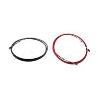 MEXWLOP Cable de acelerador cambio rojo y negro 2 piezas for YAMAHA, palanca control barco fueraborda Cable de batería de grado marino