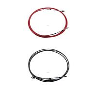 MEXWLOP Cable de control cambio acelerador acero inoxidable, conectores roscados 10-32UNF, for YAMAHA, fueraborda 15 pies Cable eléctrico de grado marino