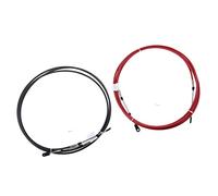 MEXWLOP Cable de control remoto for motor barco con cambio acelerador, for YAMAHA, yates fueraborda, color negro y rojo Cable de batería de grado marino