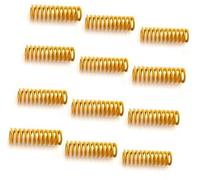 MEXWLOP Cables de motor paso a for impresora 3D, 3 piezas, 1,5 m, HX2.54, 4 pines a 6, for a Nema 17, cable extensión a for Sensor de temperatura(BLACK 12Pcs Ender 3 Bed Springs)