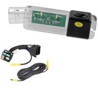 MEXWLOP Cámara de visión Trasera para Coche Cámara de Marcha atrás, para Ateca Leon St Mk3 Ibiza FR Vista Trasera estacionamiento con trayectoria dinámica(Black MQB CAM G)