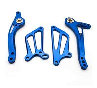 MEXWLOP CBR600 CBR 600 F4i Palanca de cambios marchas freno CNC + Reposapiés motocicleta traseros Palancas cambio Reposapiés para motocicleta(Blue)