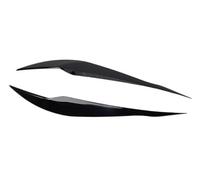 MEXWLOP Ceja de faro, for F30, for Sedán 2012 2013 2014 2015 2016 2017 2018 Coche F30 ABS ABS Negro Cubierta de faro Párpado Brillo Ceja Ceja de faro