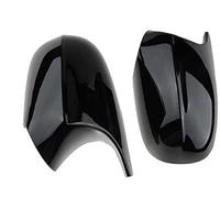 MEXWLOP Cubierta de Espejo retrovisor, for, E90 E91 2008-2011 E92 E93 2010-2013 LCI Tapas de Espejo Lateral de ala Accesorios de Coche Cubierta para Espejo retrovisor de Coche(Black Glossy Black)