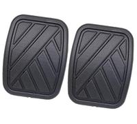 MEXWLOP Cubierta de Goma la Almohadilla del Pedal Embrague Freno Coche, for Suzuki Jimny 1985-1995 Samurai SJ410 Caribian Katana Potohar Fox Funda para pedales de coche(BLACK 2pc)