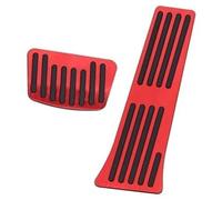 MEXWLOP Cubierta de pedales de freno de acelerador de coche, for Kia, K5 DL3 Optima 2013-2023, accesorios de almohadillas antideslizantes Juego de fundas para pedales de coche(BLACK Red)