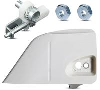 MEXWLOP Cubierta del embrague de la rueda dentada con tensor de ajuste de cadena, for STIHL, MS171 MS181 MS181C MS211 MS211C Reemplazar 1139 640 1700 1123 007 1000 Tapa del embrague de la motosierra