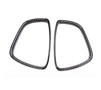 MEXWLOP Cubierta for espejo retrovisor de puerta lateral, marco visera impermeable, pegatina protectora solar fibra carbono, for Ford, Focus ST MK3 2012-2018 Protector de cejas con espejo