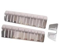 MEXWLOP Cubierta protectora de parachoques trasero coche, pegatinas embellecedoras, accesorios, for Land, Rover, Range, Sport 2023 2024 Tira protectora para el borde del maletero del coche(Silver)