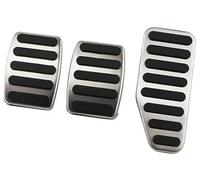 MEXWLOP Cubiertas de pedales de freno de acelerador de coche, for Jimny 2019+, for Jimny 2019-2020, accesorios de acero inoxidable Juego de fundas para pedales de coche(BLACK MT pedal)