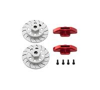 MEXWLOP Delantero Trasero de Metal, for Carcasa Eje AR14B, nudillo dirección, Pinza Rotor Hexagonal con Cubo C, for 1/10 RC Rock Bouncer, for Axial RBX10 Ryft Brazo de suspensión(Rotor Caliper-C)