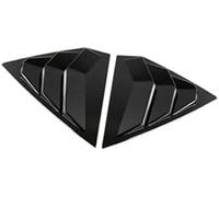 MEXWLOP Embellecedor de Fibra Carbono for la Cubierta Ventana Trasera del Coche, for Buick, Regal, Opel, B 2017-2023 Superposición de Rejilla de ventilación Lateral del automóvil(Black Gloss Black)