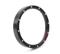 MEXWLOP Embellecedor de la cubierta del anillo bisel indicador velocímetro motocicleta, for Harley, Sportster XL883 XL1200 XL 883 1200 Anillo para velocímetro de motocicleta(Schwarz)