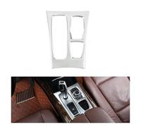 MEXWLOP Embellecedor de la cubierta del marco panel cambio marchas control central, for, for X5 X6 E70 E71 2008 2009 2010 2011 2012 2013 Panel embellecedor de cambio de marchas de coche(BLACK Silver)