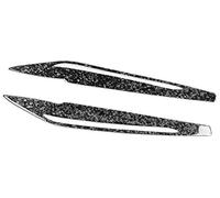 MEXWLOP Embellecedor de la cubierta del párpado ceja faro delantero fibra carbono, for, F15 X5 F85 X5M 2014-2018, F16 X6 F86 X6M 2015-2018 Párpados de faros