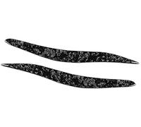 MEXWLOP Embellecedor de la cubierta del párpado ceja faro delantero fibra carbono, for Lexus, IS250 IS350 2006 2007 2008 2009 2010 2011 2012 Párpados de faros