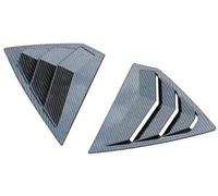 MEXWLOP Embellecedor de la Cubierta Lateral Ventana Trasera del Coche, for Buick, Regal, Opel, B 2017-2023 Superposición de Rejilla de ventilación Lateral de(Black Carbon)