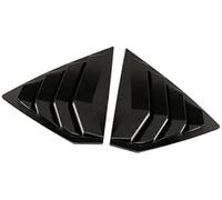 MEXWLOP Embellecedor de la Cubierta Lateral Ventana Trasera del Coche, for Buick, Regal, Opel, B 2017-2023 Superposición de Rejilla de ventilación Lateral del automóvil(Black Gloss Black)