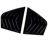 MEXWLOP Embellecedor de la Cubierta persiana Lateral Ventana Trasera del Coche, for Kia, for Stinger 2018-2023 Superposición de Rejilla de ventilación Lateral de(Black Gloss Black)