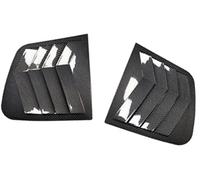MEXWLOP Embellecedor de la Cubierta Ventana Trasera Rejilla del Coche, for Kia, for Sportage KX5 2016 2017 2018 2019 Superposición de Rejilla de ventilación Lateral de(Black Carbon)