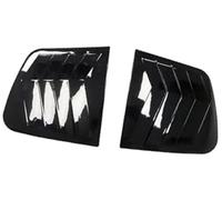 MEXWLOP Embellecedor de la Cubierta Ventana Trasera Rejilla del Coche, for Kia, for Sportage KX5 2016 2017 2018 2019 Superposición de Rejilla de ventilación Lateral del automóvil(Schwarz)