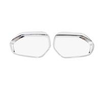 MEXWLOP Espejo retrovisor for coche, bloque de lluvia, pegatina for cejas, embellecedor ABS cromado, accesorios for automóviles, 2 uds, for Corolla, 2019 2020 Protector de cejas con espejo