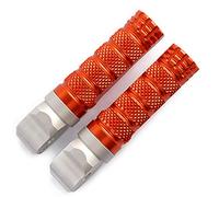 MEXWLOP Estriberas traseras for motocicleta GSX-R750 GSX-R600 GSX-R1000 2009-2014 Adaptador de reposapiés for conductor/pasajero Accesorio Reposapiés para motocicleta(Orange)