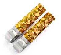 MEXWLOP Estriberas traseras for motocicleta GSX-R750 GSX-R600 GSX-R1000 2009-2014 Adaptador de reposapiés for conductor/pasajero Accesorio Reposapiés para motocicleta(Gold)