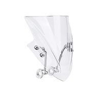 MEXWLOP Extensión de alerón parabrisas variable con abrazadera for motocicleta G310R Fz 400 F800gs R1200GS F800GS K 1200 S Reemplazo del parabrisas delantero de la motocicleta(Newest Clear1)