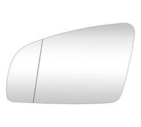 MEXWLOP for A3 S3 A4 B6 B7 A6 S6 2004-2008 Lado izquierdo derecho Espejo retrovisor calefactado Accesorios for automóvil Puerta lateral gran angular Cristal de espejo lateral para coche(BLACK Left)