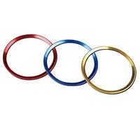 MEXWLOP For Audis A3 A4 A5 A6 A7 A8, Pegatina Central Circular Decorativa for Volante de Coche Nuevo Adhesivo para Volante