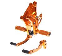 MEXWLOP for Buell, XB9R XB9S XB12R XB12S XB 9 12 RS Estriberas traseras Reposapiés traseros Aleación de aluminio CNC Reposapiés para motocicleta(GOLD)