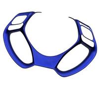 MEXWLOP for C-HR CHR C HR 2016 2017 2018 2019, Pegatina de Lentejuelas for Volante Coche, Cubierta embellecedora, Accesorios moldura Interior Adhesivo para Volante(Black A Blue)