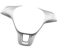 MEXWLOP for Golf, 7 GTI MK7, for Polo, 2014 2015, for Jetta, MK6 2016, Accesorios Adhesivos embellecedores for Cubierta del Volante Coche Adhesivo para Volante(Black Matte Silver)