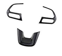 MEXWLOP for Jeep, Compass 2017 2018 Renegade 2015 +, Pegatinas de Cubierta embellecedora protección Interior Volante Fibra Carbono for automóvil Adhesivo para Volante