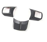 MEXWLOP for Jeep, Wrangler, Patriot, Compass, Cherokee 2011 Up, Pegatinas de Cubierta decoración del Volante Interior Coche ABS Adhesivo para Volante(Carbon Fiber Grain)