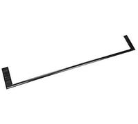 MEXWLOP for Land, for Rover, Discovery Sport 2015-18, Marco de Consola Central Acero Inoxidable Negro, Cubierta decorativa, embellecedor Interior del Coche Adhesivo para volante(BLACK console U frame)