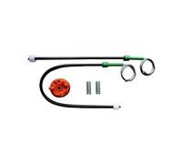 MEXWLOP For Peugeot, 307 CABRIOLET KIT DE REPARACIÓN REGULADOR ELEVALUNAS TRASERO DERECHO 2003-2008 Motor elevalunas para coche