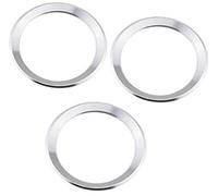 MEXWLOP for, Serie 3 X1 X3 X4 X5 E60 E36 E39 E46 E30 E6, PCS de Etiqueta la Cubierta del Volante, Anillo Central Adhesivo para Volante